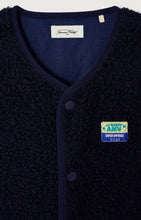 american vintage hoktown kinderjas zonder mouw navy