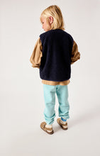 american vintage hoktown kinderjas zonder mouw navy