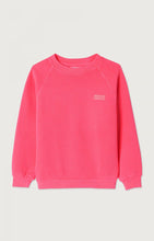 american vintage izubird sweat hortensia fluo