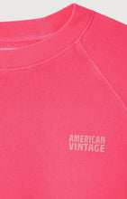american vintage izubird sweat hortensia fluo