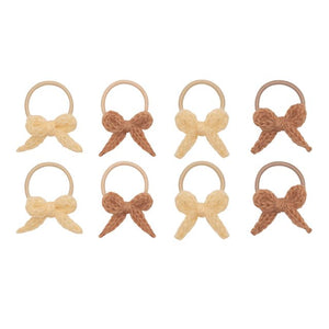 Granny knitted bow mini ponies