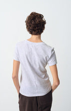 American Vintage dames t-shirt sonoma - arctic gevlekt