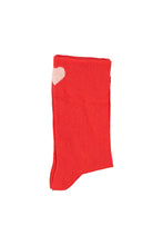 Piupiuchick Socks - Red with ecru heart