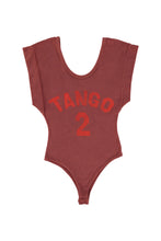 Sisters Department Bodysuit - Bordeaux with "2 tango" print