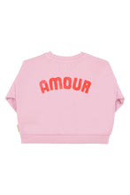 Piupiuchick Sweatshirt - Lilac with red heart print