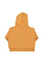 Piupiuchick Hoodie - Camel with "piupiuchick" print