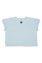 Piupiuchick T-shirt - Light blue with "piupiuchick" print