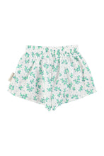 Piupiuchick Shorts - Ecru with green flowers allover