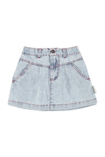 Piupiuchick Short Skirt - Blue light denim