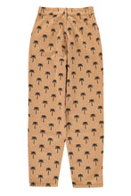 Sisters Department Trousers - Brown with palm trees