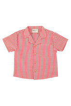 Piupiuchick Hawaiian Shirt - Red & ecru checkered