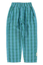 Piupiuchick Unisex Trousers - Blue & green checkered