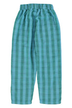 Piupiuchick Unisex Trousers - Blue & green checkered