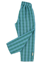 Piupiuchick Unisex Trousers - Blue & green checkered