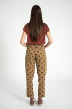Sisters Department Trousers - Brown with palm trees
