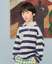 the animals observatory lionfish kid polo shirt navy
