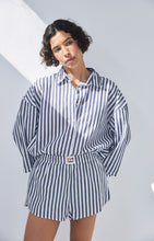american vintage dameshemd vextown - strepen inkt