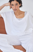 american vintage dames t-shirt vibtown vintage wit