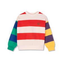 Wynken Parasol Sweat - Piller Red / Ecru Stripes