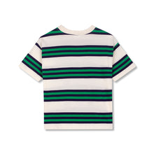 wynken triple stripe tee - navy / green