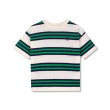 wynken triple stripe tee - navy / green