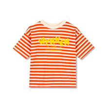 Wynken Stripe Cap Tee - Sunglow / Ecru