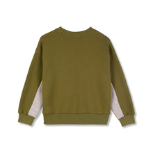 Wynken TWK Panel Sweat - Olive / Grey Melange