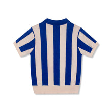 Wynken Vertical Stripes Tank - Ecru Belle Blue