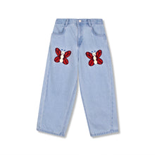 Wynken Bacia Jean - Pale denim / Embroidery