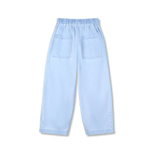 Wynken Pull On Patch Jean Light Weight - Pale Bleached Denim