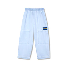 Wynken Pull On Patch Jean Light Weight - Pale Bleached Denim