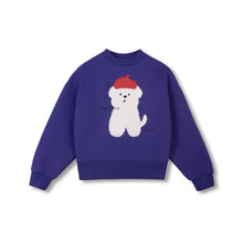 wynken le petit artiste sweat ultramarine