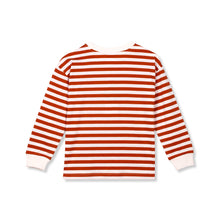 wynken le petit artiste stripe tee rusty bear stripe
