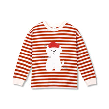 wynken le petit artiste stripe tee rusty bear stripe