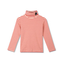 wynken soft roll neck red stripe