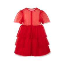 wynken tux tulle dress red
