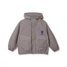 wynken lightweight grid jacket black gingham