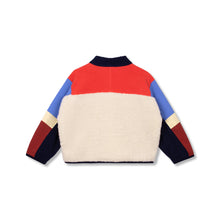 wynken mixed media jacket ecru mix