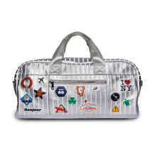 jeune premier caroline weekend bag - jetsetter silver
