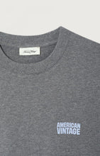 american vintage t-shirt ykobow graniet gemêleerd