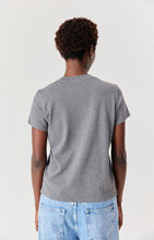 american vintage t-shirt ykobow graniet gemêleerd