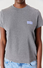 american vintage t-shirt ykobow graniet gemêleerd