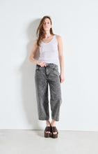 american vintage dames boyfriend jeans yopday grey salt and pepper