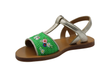 pom d'api sandaal vert - platine