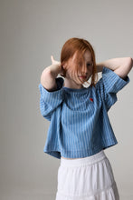 Bellerose Athan Cropped T-shirt - Blue Bonnet