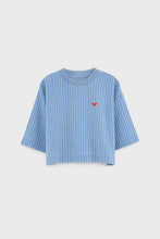 Bellerose Athan Cropped T-shirt - Blue Bonnet