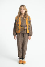 piupiuchick blouse brown with animal print