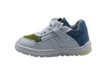 zedo eerste sneakertje wit / blauw