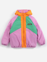 bobo choses almost moiré all over reversible anorak pink