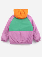 bobo choses almost moiré all over reversible anorak pink